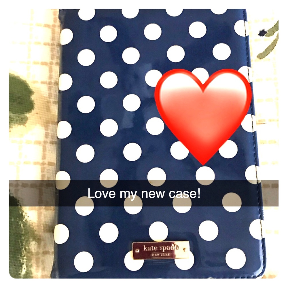 Kate Spade IPad Mini Cover/Case Polka Dot